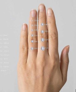 Anillos Blanca Jewels | Solitario Mini (4 Grapas)