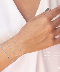 Pulseras Blanca Jewels | Riviere 3 Grapas Maxi