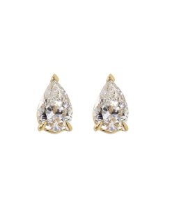 Pendientes Blanca Jewels | Pendientes Boton Lagrima Diamante