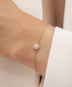 Pulseras Blanca Jewels | Brazalete Flor