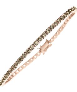 Pulseras Blanca Jewels | Riviere Oro Rosa Diamante Brown