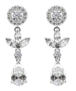 Pendientes Blanca Jewels | Pendientes Flor Hoja (Desmontables)