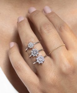 Anillos Blanca Jewels | Anillo Flor Midi